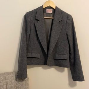 Pendleton Vintage 100% Wool Cropped Blazer